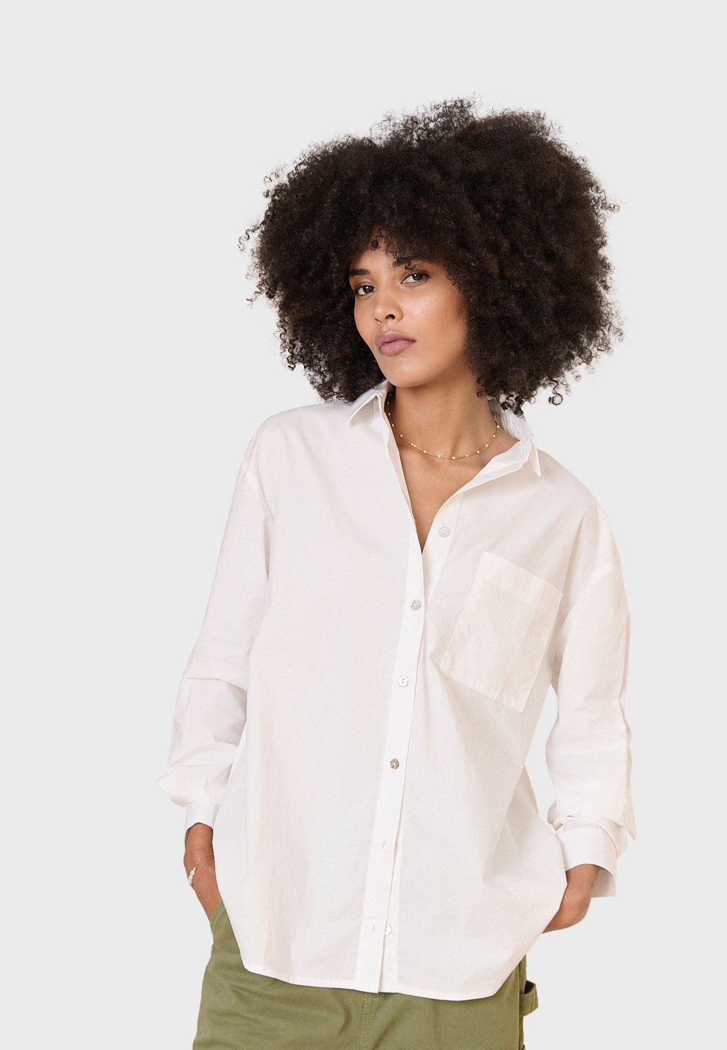 Блузка на пуговицах TED Garance Paris, белый
Блузка на пуговицах TED Garance Paris, белый