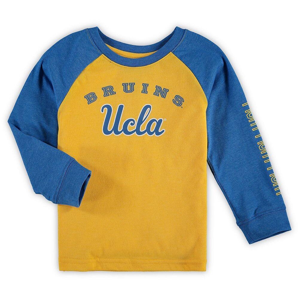 Золотая футболка UCLA Bruins с длинными рукавами и реглан для малышей Colosseum Heathered, цвет Ucl Gold
Золотая футболка UCLA Bruins с длинными рукавами и реглан для малышей Colosseum Heathered, цвет Ucl Gold