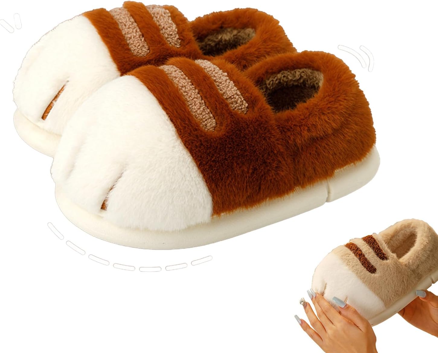 Тапочки с кошачьими лапками, 3D мультяшные тапочки-лапы для женщин, теплые пушистые меховые обувь, подарок для женщин и мужчин, модные милые, зимние домашние теплые тапочки для улицы и дома, хаки, размер 9-10 Generic
Тапочки с кошачьими лапками, 3D мультяшные тапочки-лапы для женщин, теплые пушистые меховые обувь, подарок для женщин и мужчин, модные милые, зимние домашние теплые тапочки для улицы и дома, хаки, размер 9-10 Generic