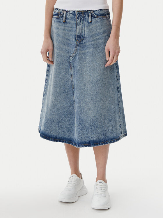 Джинсовая юбка обычного кроя 50530310 Hugo, синий
Джинсовая юбка обычного кроя 50530310 Hugo, синий