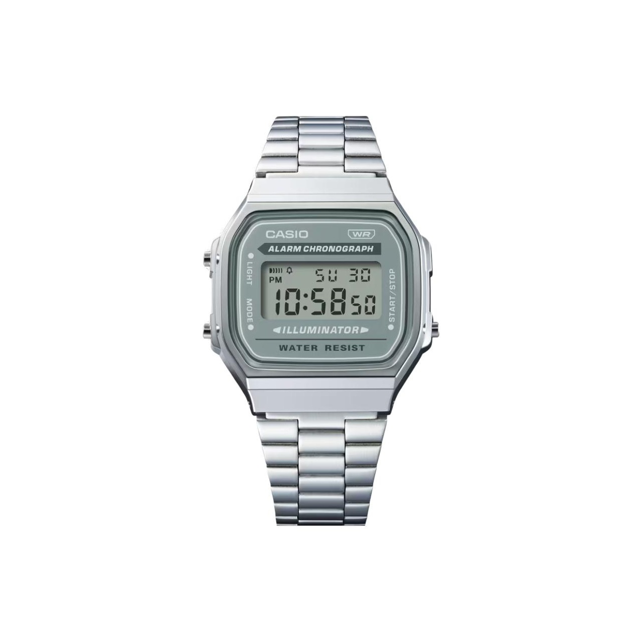 CASIO Unisex VINTAGE Series Green Watch A168WA-3AY
CASIO Unisex VINTAGE Series Green Watch A168WA-3AY