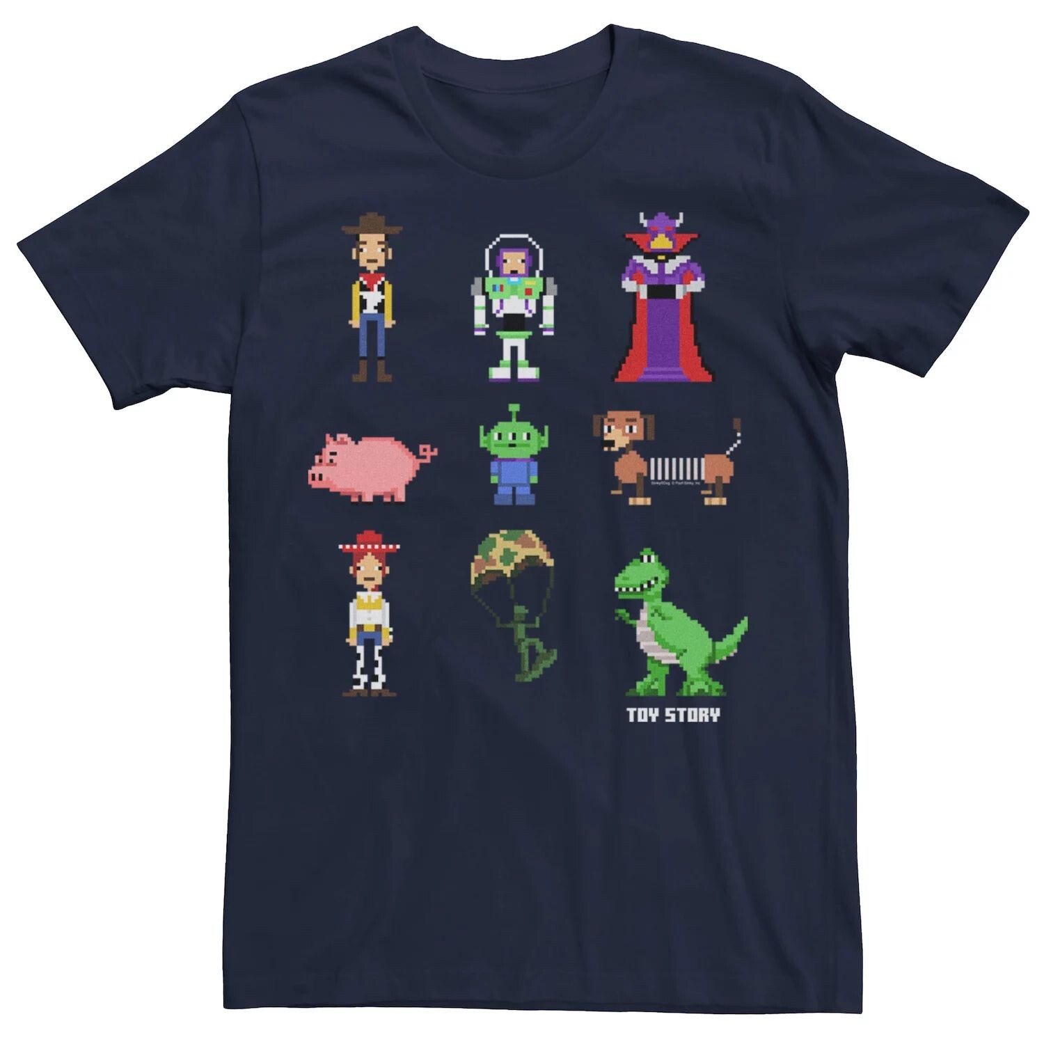 Мужская футболка с пиксельным рисунком Disney Pixar's Toy Story Licensed Character
Мужская футболка с пиксельным рисунком Disney Pixar's Toy Story Licensed Character