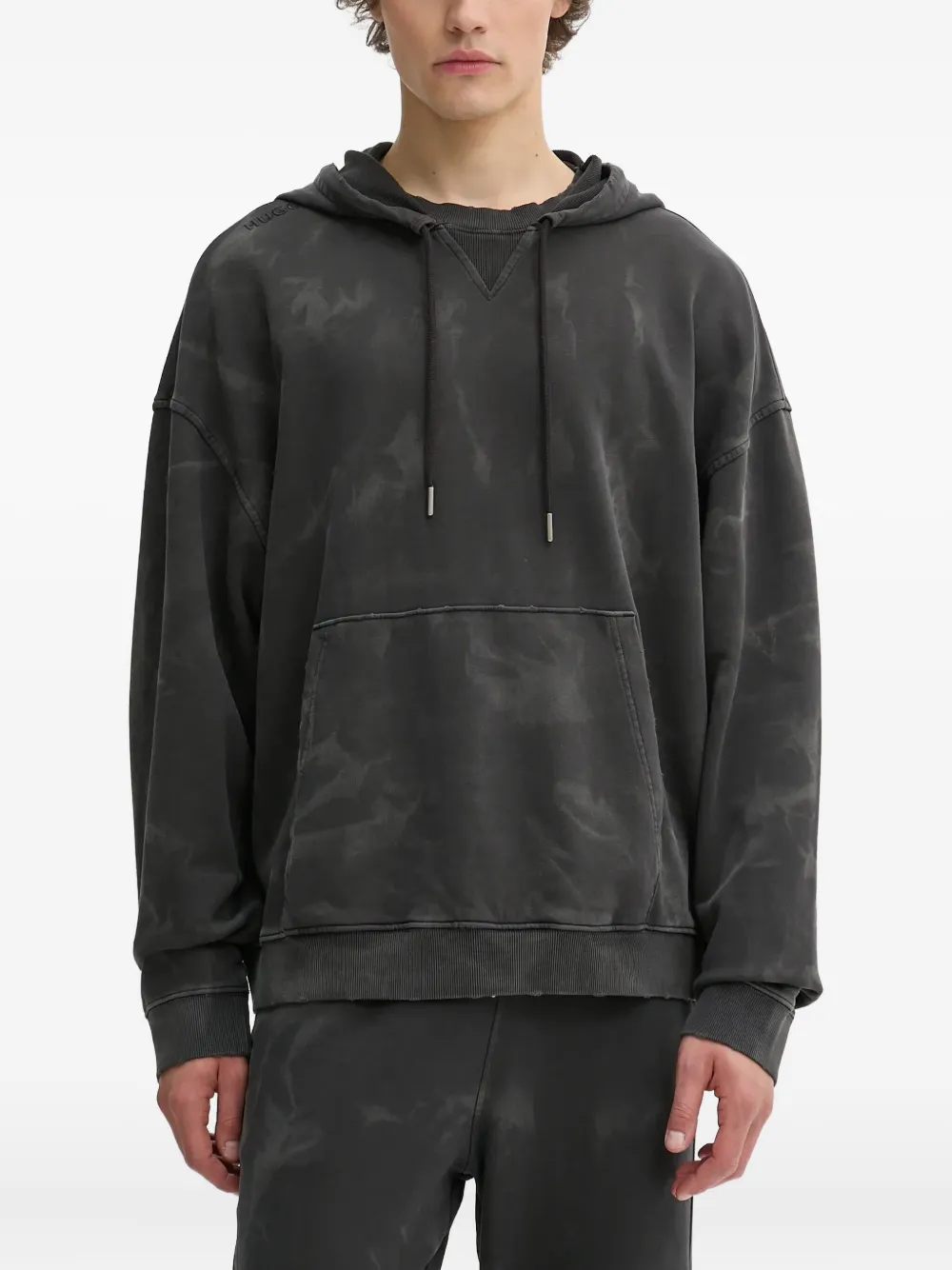 Толстовка Nustroody с принтом тай-дай HUGO, черный
Толстовка Nustroody с принтом тай-дай HUGO, черный