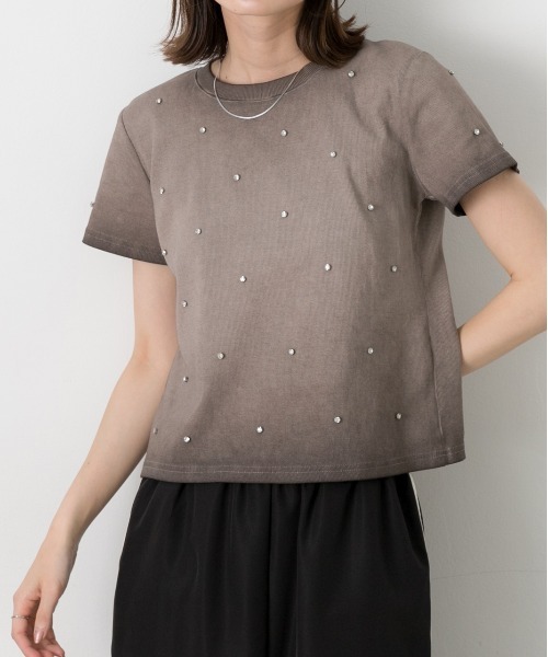 Футболка с пигментной отделкой и стразами Ad thie, коричневая, Коричневый, Футболка с пигментной отделкой и стразами Ad thie, коричневая
Футболка с пигментной отделкой и стразами Ad thie, коричневая, Коричневый, Футболка с пигментной отделкой и стразами Ad thie, коричневая