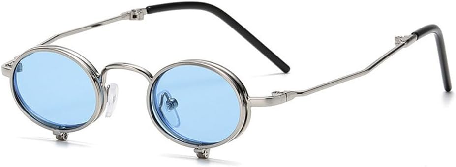 Мужские солнцезащитные очки-слипы в стиле стимпанк, маленькая металлическая оправа; женские солнцезащитные очки в стиле панк, круглые очки; ретро-очки; очки с защитой от УФ-излучения UV400 TKKTLLT, C2silver-blue
Мужские солнцезащитные очки-слипы в стиле стимпанк, маленькая металлическая оправа; женские солнцезащитные очки в стиле панк, круглые очки; ретро-очки; очки с защитой от УФ-излучения UV400 TKKTLLT, C2silver-blue