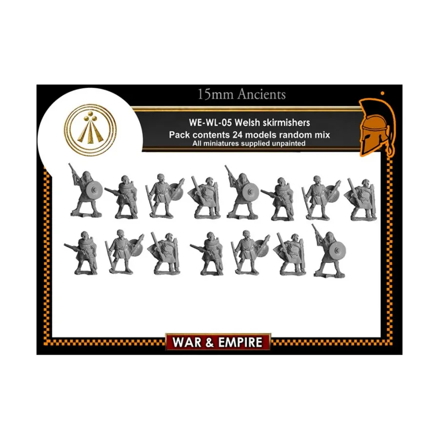 Застрельщики, War & Empire - Dark Ages Miniatures - Welsh (15mm)
Застрельщики, War & Empire - Dark Ages Miniatures - Welsh (15mm)