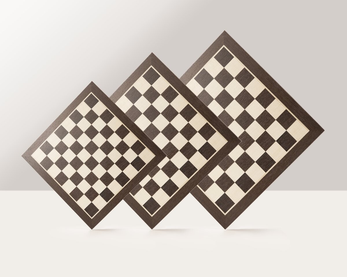 Доска шахматная №5 (без описания) венге/платан (маркетри) Sunrise Chess & Games
Доска шахматная №5 (без описания) венге/платан (маркетри) Sunrise Chess & Games