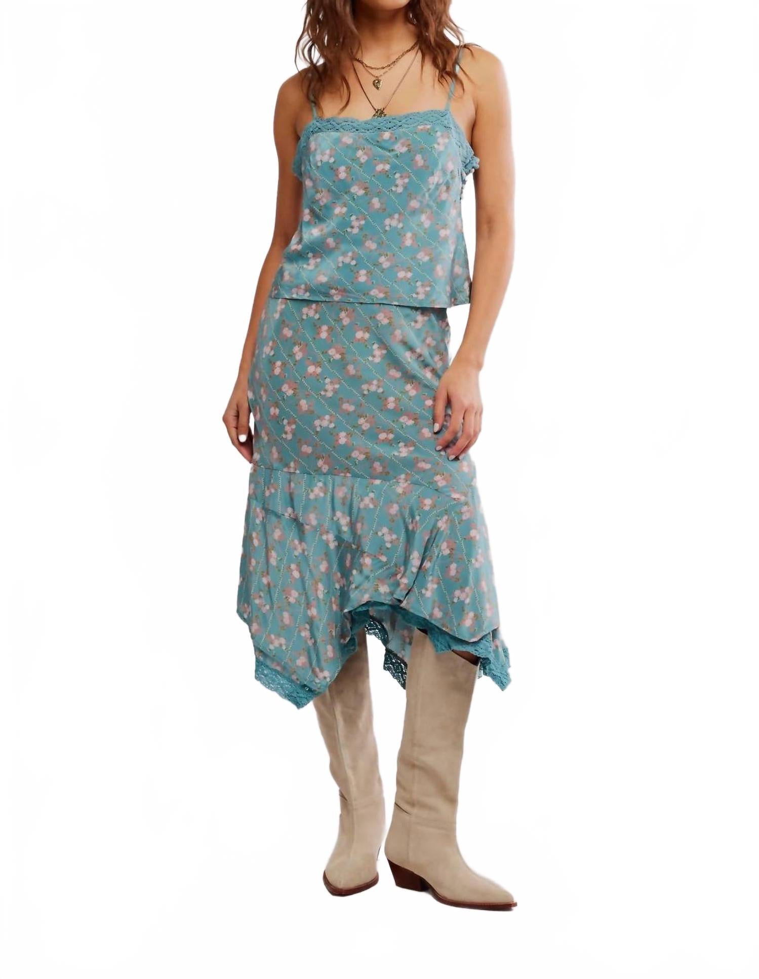 Бали Марго топ в синем Free People 
Бали Марго топ в синем Free People