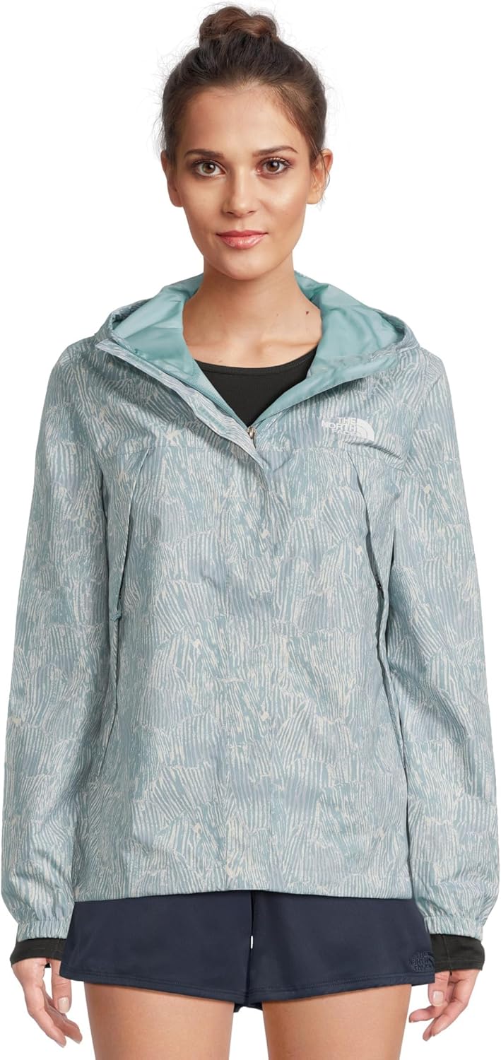 Женская куртка-дождевик The North Face Antora с принтом, голубой 
Женская куртка-дождевик The North Face Antora с принтом, голубой