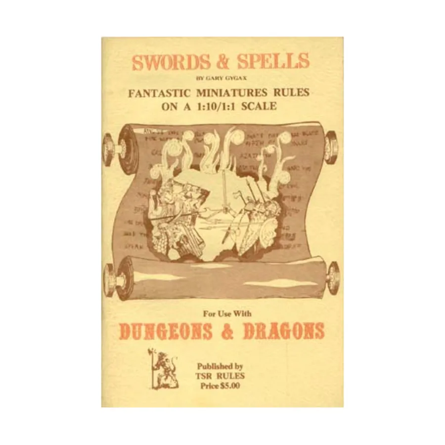 Swords & Spells (1st Printing), Basic Dungeons & Dragons (Original Edition) - Box Sets & Core Rules, мягкая обложка
Swords & Spells (1st Printing), Basic Dungeons & Dragons (Original Edition) - Box Sets & Core Rules, мягкая обложка