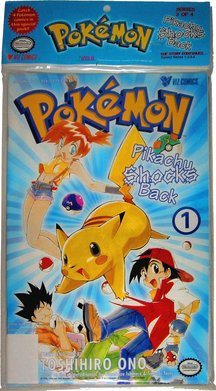 Pokemon Presents Pikachu Shocks Back Complete Set 1-4 (Viz Comics)
Pokemon Presents Pikachu Shocks Back Complete Set 1-4 (Viz Comics)