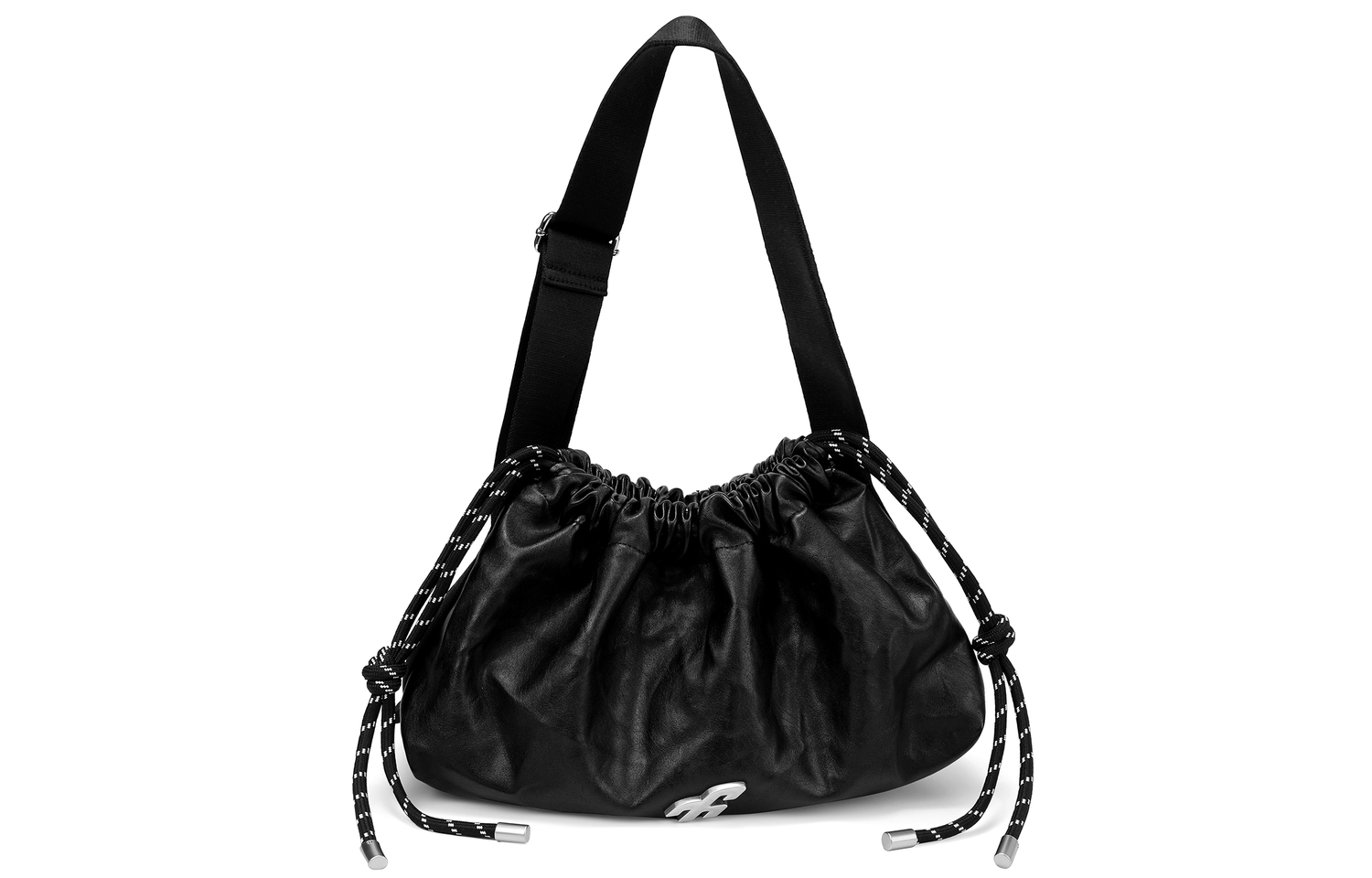 VAOPER Плечевая сумка унисекс среднего размера черная, Black 
VAOPER Плечевая сумка унисекс среднего размера черная, Black