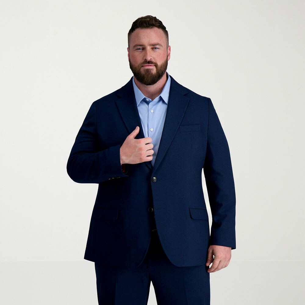 Костюм индивидуального кроя Big & Tall Haggar, отдельная куртка, синий
Костюм индивидуального кроя Big & Tall Haggar, отдельная куртка, синий
