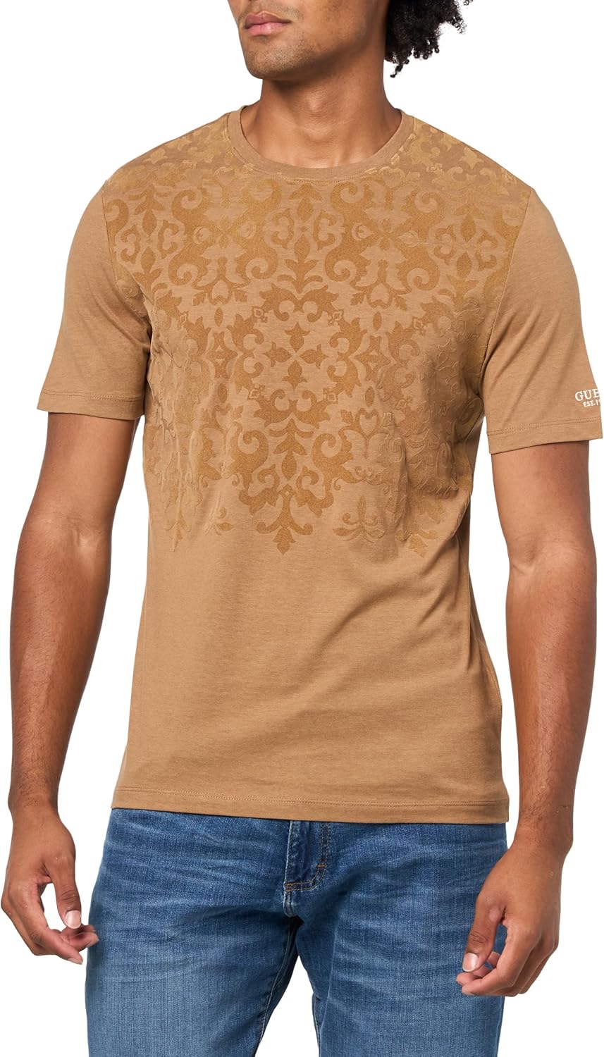 Мужская футболка GUESS из эко-флокса, Coconut Latte, Белый, Мужская футболка GUESS из эко-флокса, Coconut Latte
Мужская футболка GUESS из эко-флокса, Coconut Latte, Белый, Мужская футболка GUESS из эко-флокса, Coconut Latte