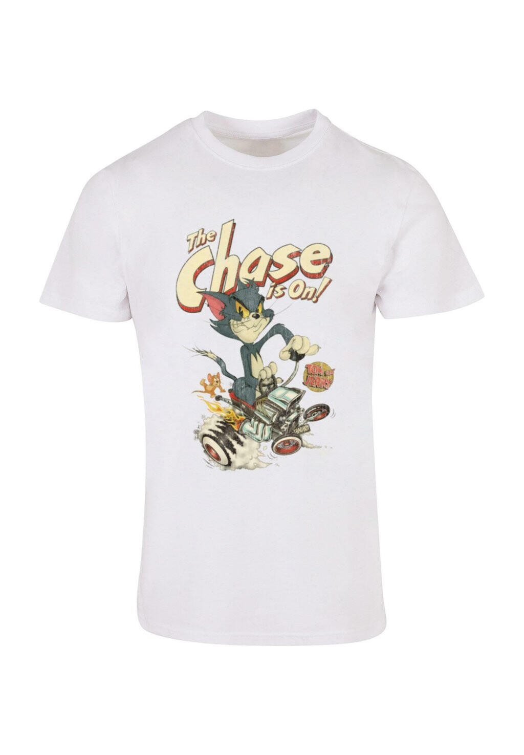Футболка с принтом TOM AND JERRY THE CHASE IS ON ABSOLUTE CULT, белый
Футболка с принтом TOM AND JERRY THE CHASE IS ON ABSOLUTE CULT, белый