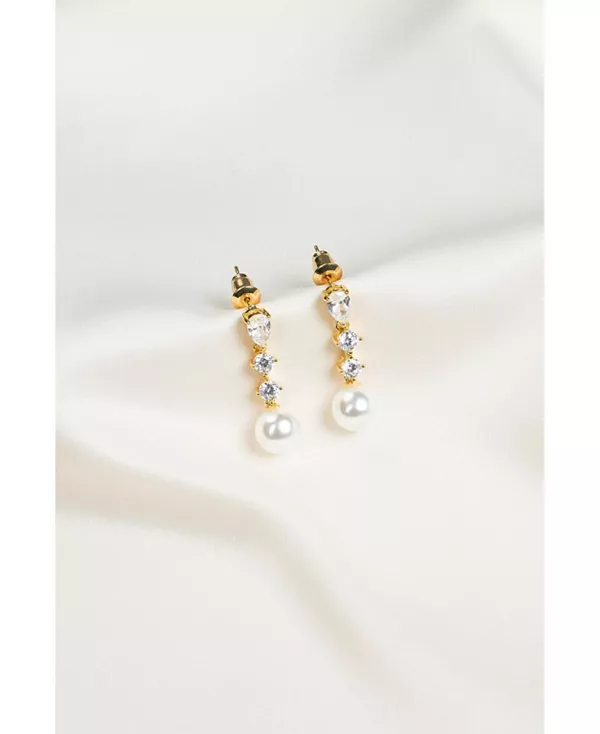 Серьги Serenade с жемчугом и кристаллами Untamed Petals, gold
Серьги Serenade с жемчугом и кристаллами Untamed Petals, gold