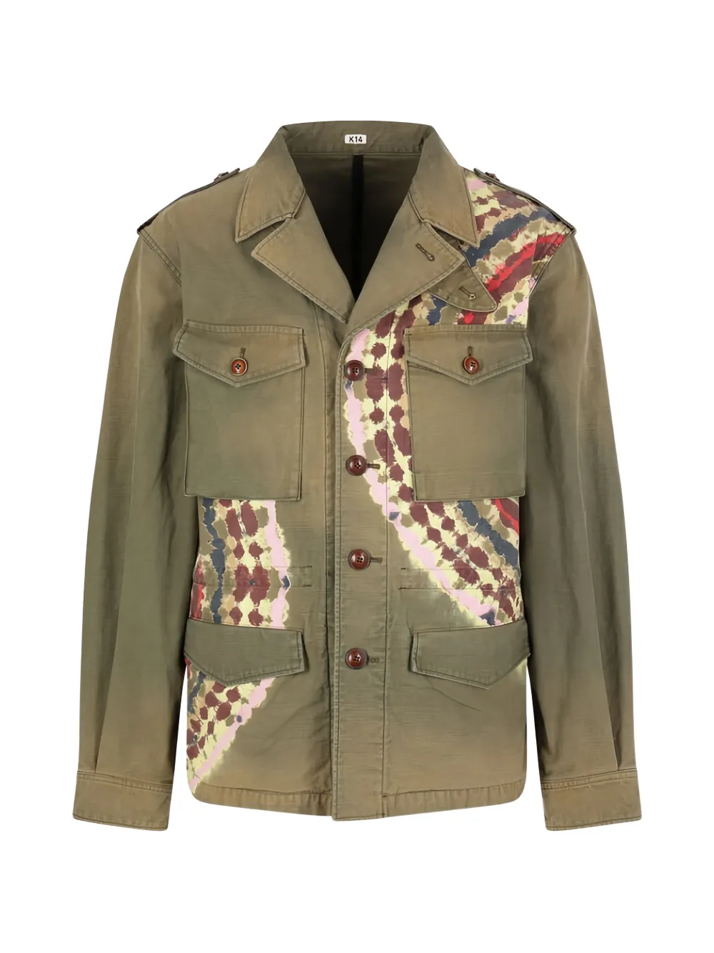 Куртка из хлопка с эффектом тай-дай Khoki, зеленый
Куртка из хлопка с эффектом тай-дай Khoki, зеленый