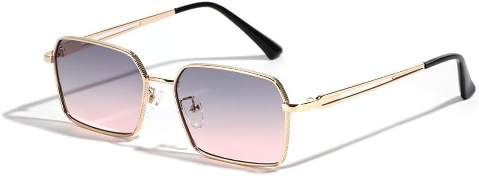 Ретро прямоугольные металлические солнцезащитные очки для женщин и мужчин, винтажные солнцезащитные очки с защитой от УФ-излучения UV400 для использования на открытом воздухе HCPIHF, 4
Ретро прямоугольные металлические солнцезащитные очки для женщин и мужчин, винтажные солнцезащитные очки с защитой от УФ-излучения UV400 для использования на открытом воздухе HCPIHF, 4