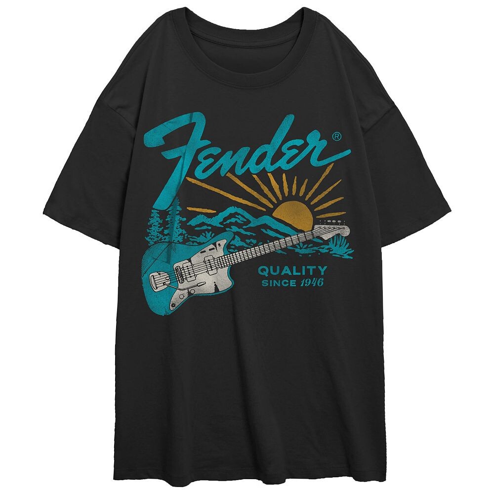 Футболка большого размера с рисунком Fender Guitar Sunset для юниоров Licensed Character, черный
Футболка большого размера с рисунком Fender Guitar Sunset для юниоров Licensed Character, черный