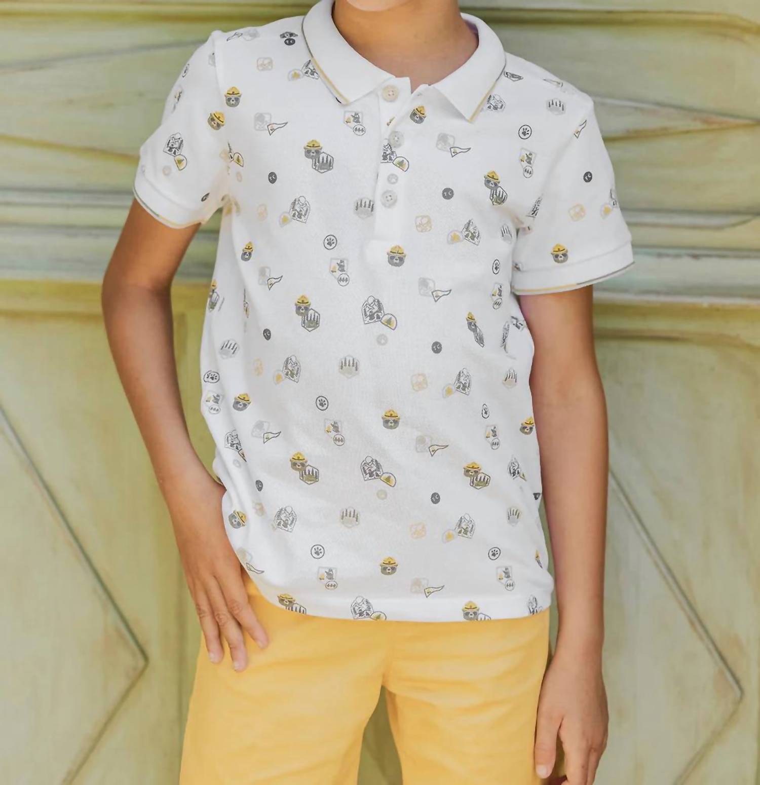 Детское поло Dog в белом цвете Tartine Et Chocolat
Детское поло Dog в белом цвете Tartine Et Chocolat