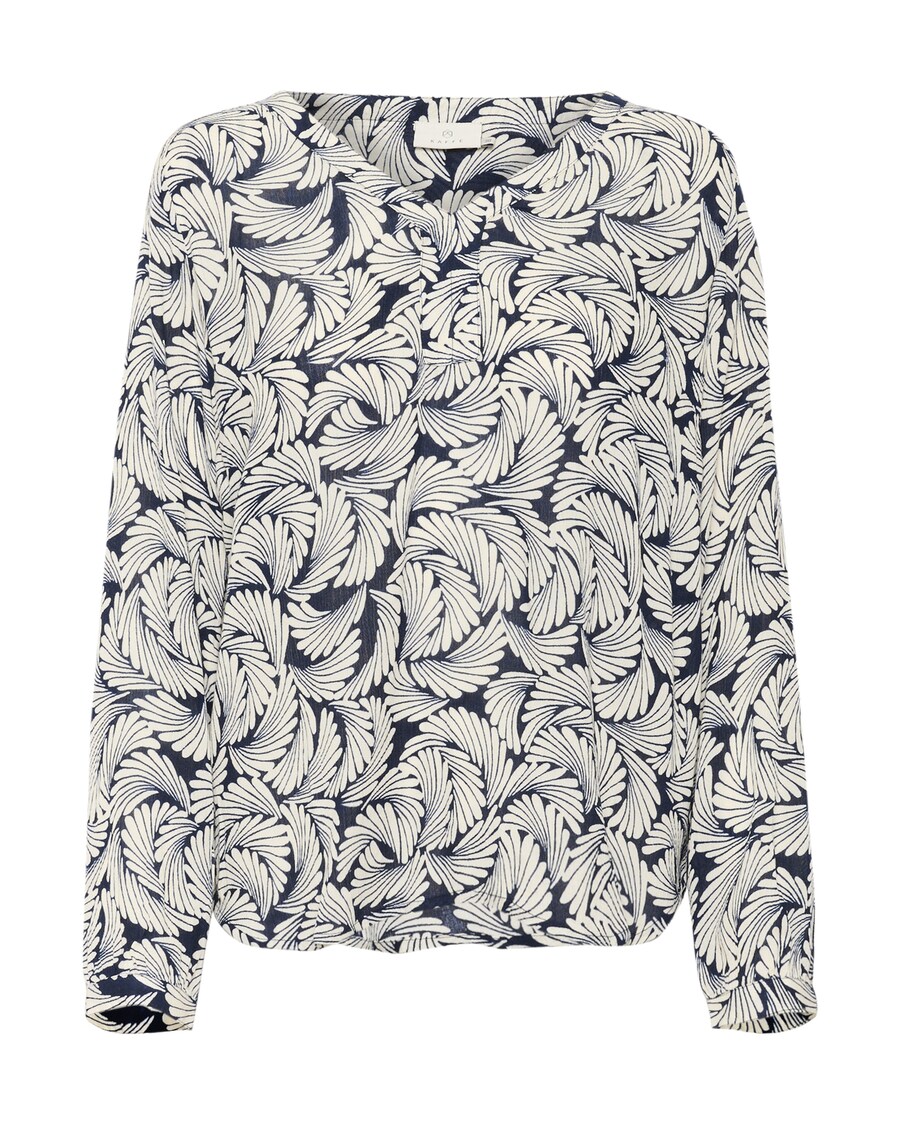 Блузка Kaffe Blouse Mari, цвет marine blue/white
Блузка Kaffe Blouse Mari, цвет marine blue/white