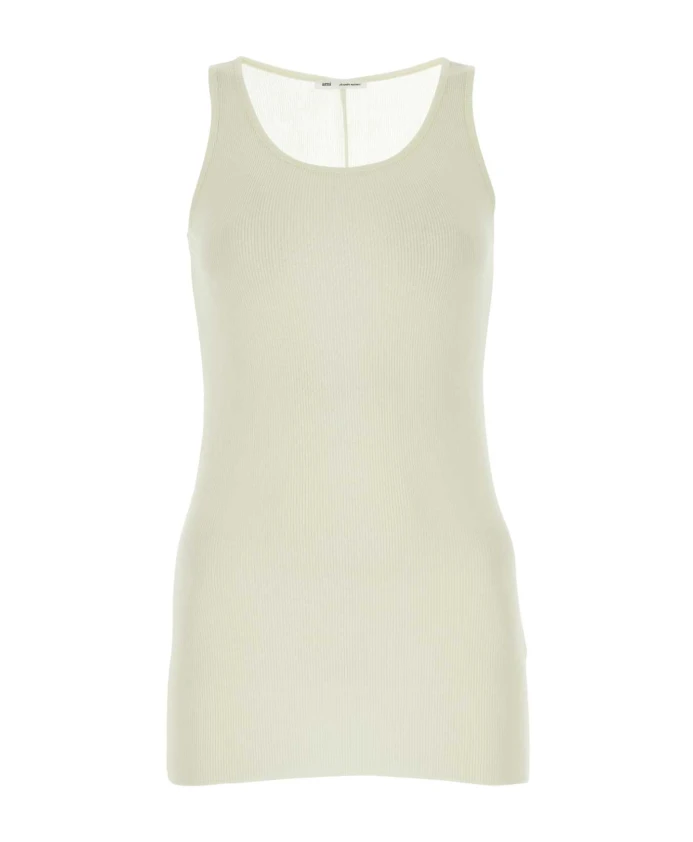 Майка из смесовой вискозы Ami Paris, бежевый
Майка из смесовой вискозы Ami Paris, бежевый