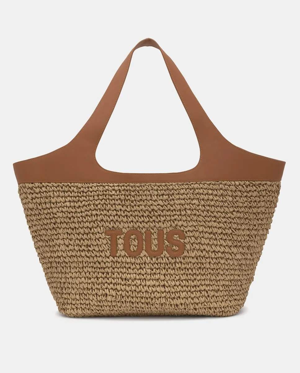 Большая сумка-корзина из рафии Tous, песочный
Большая сумка-корзина из рафии Tous, песочный