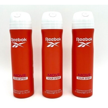 Reebok Move Your Spirit Deo Spray Дезодорант для тела Körperspray,150 мл, 1 шт
Reebok Move Your Spirit Deo Spray Дезодорант для тела Körperspray,150 мл, 1 шт