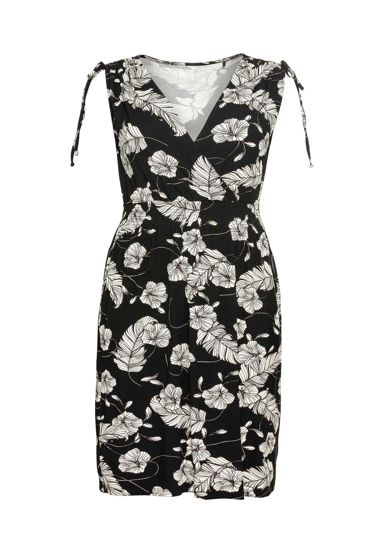 Пляжное платье с запахом и боковыми карманами Sheego, черно-белый
Пляжное платье с запахом и боковыми карманами Sheego, черно-белый