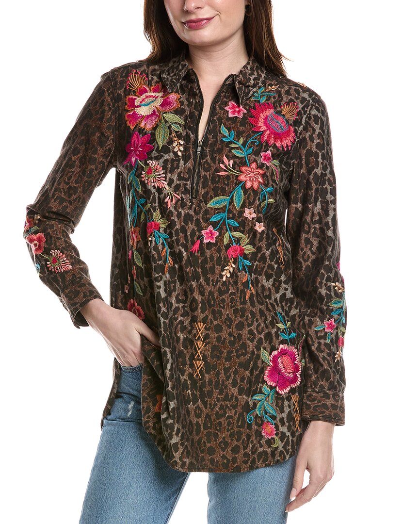 Джонни Вас Нила Блузка Туника Johnny Was, коричневый
Джонни Вас Нила Блузка Туника Johnny Was, коричневый