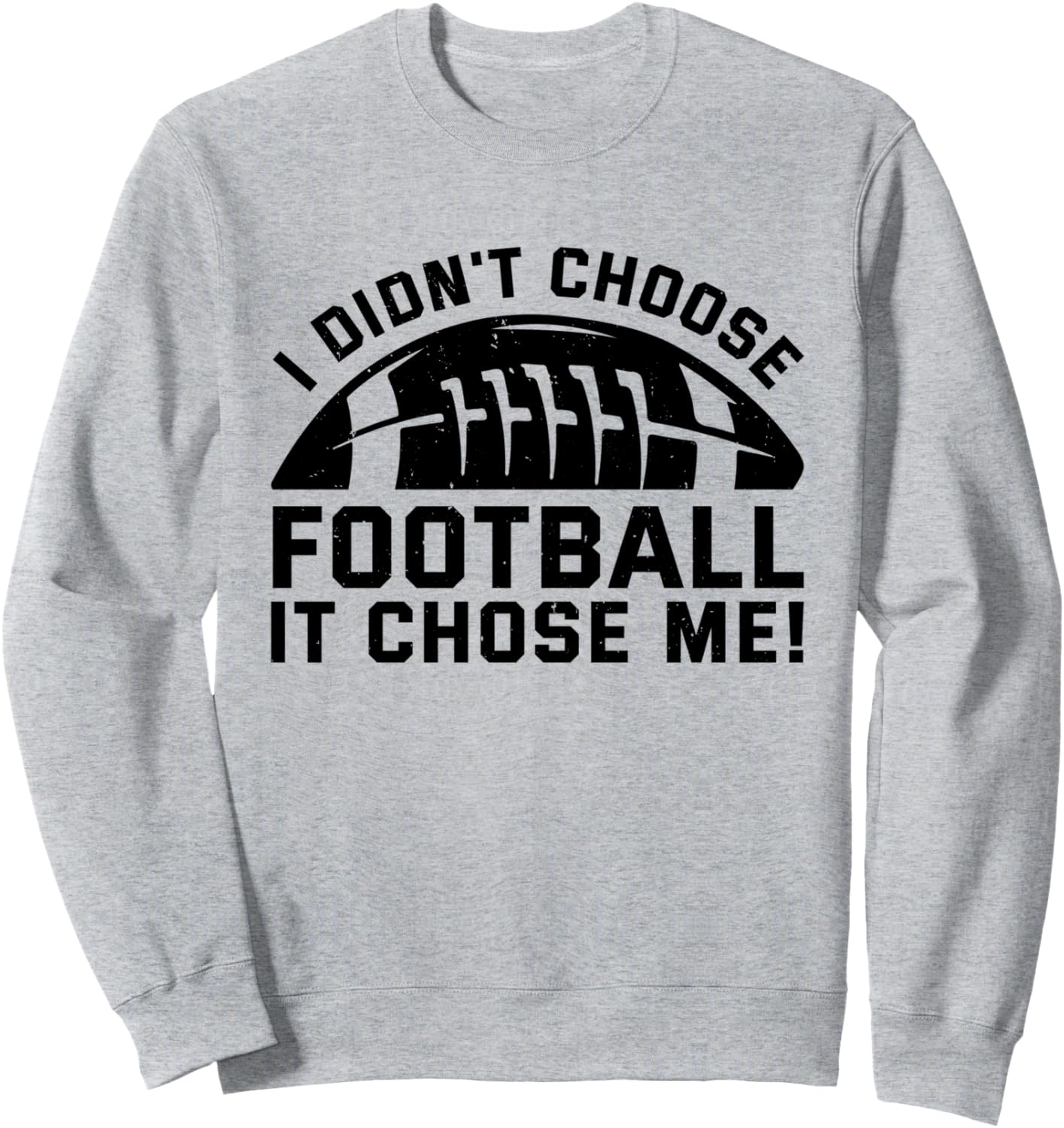 Я не выбирал футбол, он выбрал меня! - Толстовка с изображением американского футбола Funny American Football Quotes, серый
Я не выбирал футбол, он выбрал меня! - Толстовка с изображением американского футбола Funny American Football Quotes, серый