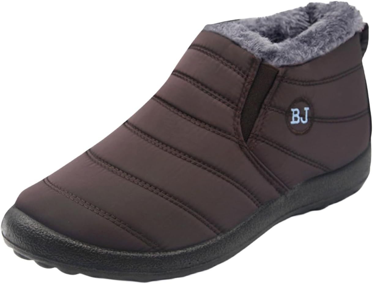 Женские зимние снегоступы ZWRXW с теплой меховой подкладкой, противоскользящие, удобные, утепленные водонепроницаемые ботинки на каждый день, A-coffee
Женские зимние снегоступы ZWRXW с теплой меховой подкладкой, противоскользящие, удобные, утепленные водонепроницаемые ботинки на каждый день, A-coffee