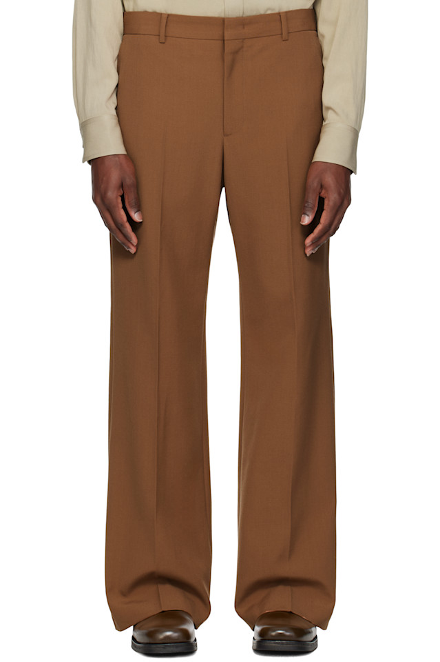 Сигнатурные расклешенные брюки rc Recto, бежевый
Сигнатурные расклешенные брюки rc Recto, бежевый