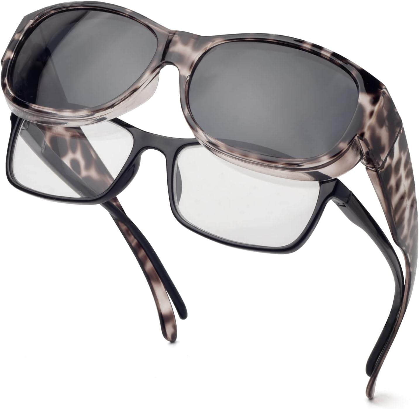 Солнцезащитные очки с поляризованным покрытием, надеваемые поверх обычных очков, женские солнцезащитные очки с защитой от УФ-излучения, легкие Face Shadow, M Grey Leopard / Dark Grey
Солнцезащитные очки с поляризованным покрытием, надеваемые поверх обычных очков, женские солнцезащитные очки с защитой от УФ-излучения, легкие Face Shadow, M Grey Leopard / Dark Grey