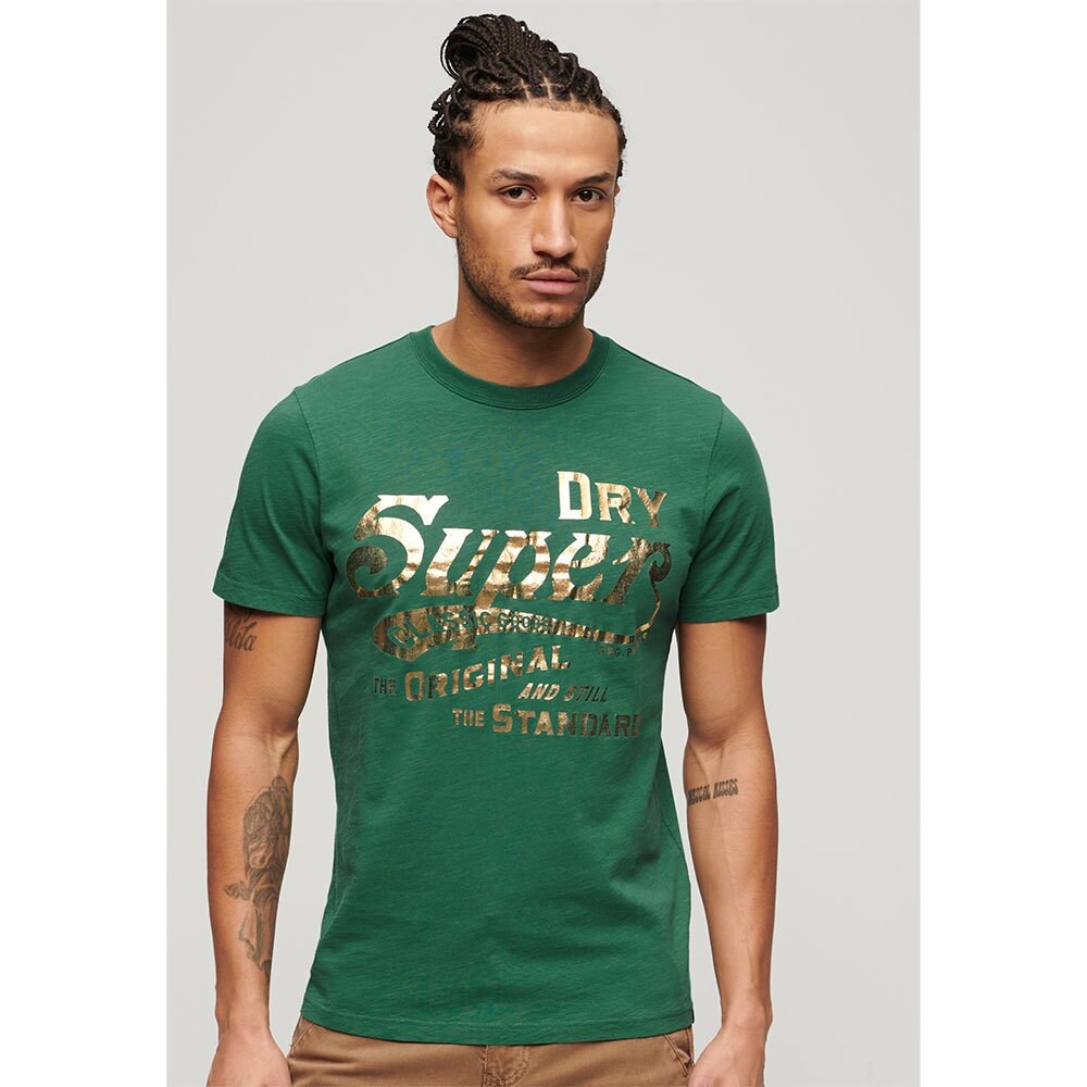 Футболка с коротким рукавом Superdry Metallic Workwear Graphic, зеленый
Футболка с коротким рукавом Superdry Metallic Workwear Graphic, зеленый