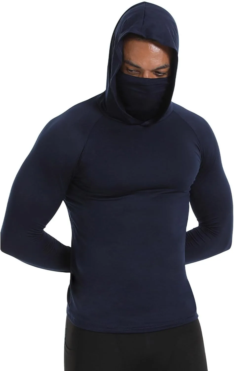 Мужская термофутболка Ice Silk с капюшоном и маской Xiaojmake
Мужская термофутболка Ice Silk с капюшоном и маской Xiaojmake