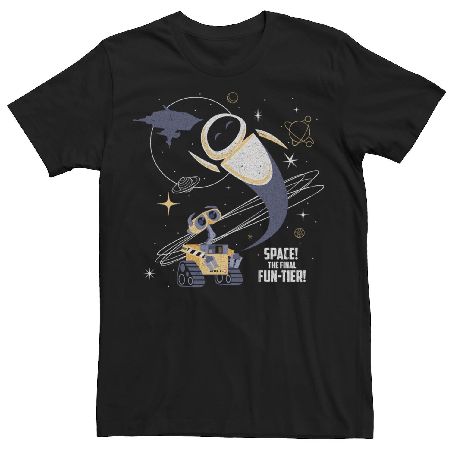 Мужская футболка Disney/Pixar Wall-E и Eve Space The Final Fun-tier Licensed Character
Мужская футболка Disney/Pixar Wall-E и Eve Space The Final Fun-tier Licensed Character