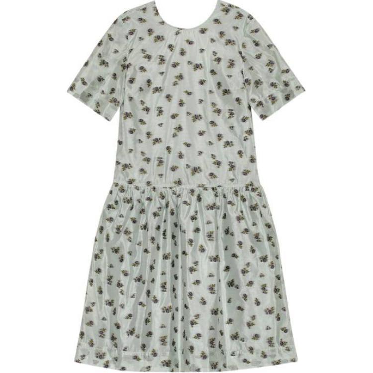 GANNI Серое платье миди с цветочным принтом и открытой спиной
GANNI Серое платье миди с цветочным принтом и открытой спиной