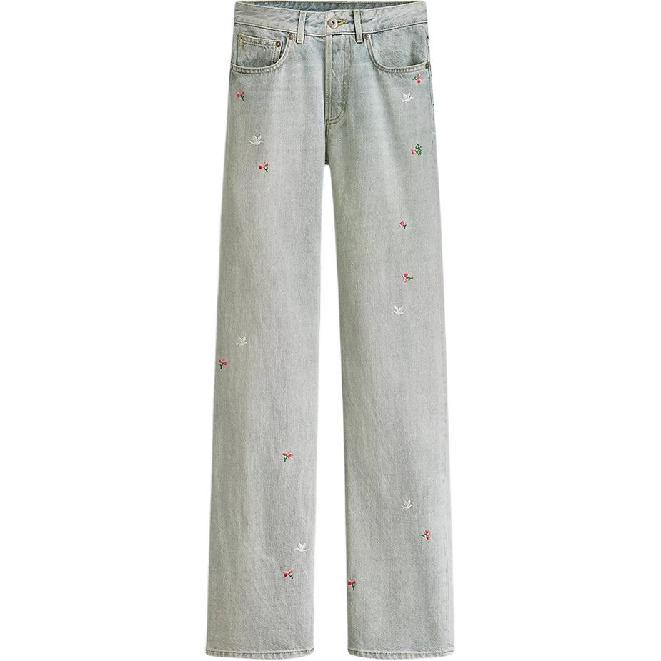 DIOR Джинсы женские светло-голубые умеренно расклешенные
DIOR Джинсы женские светло-голубые умеренно расклешенные