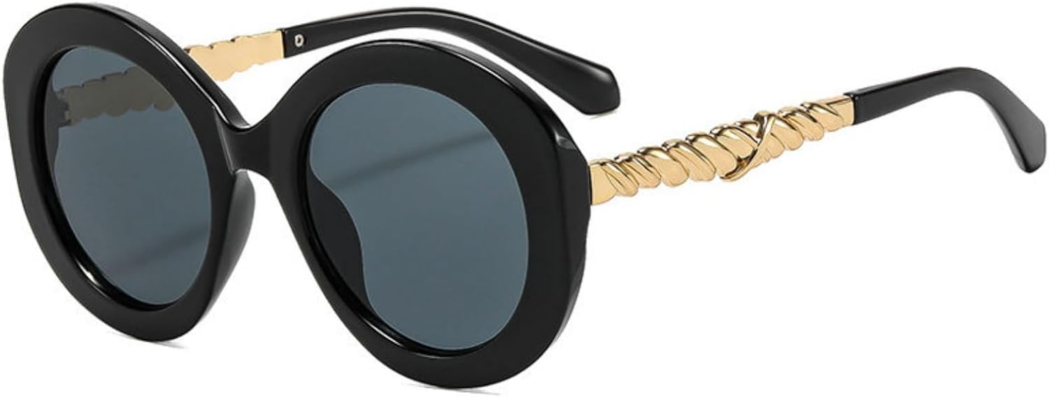 Willochra Ретро большие круглые солнцезащитные очки для женщин, модные черные очки с леопардовым принтом, модные солнцезащитные очки для мужчин с градиентным переходом цвета, C1
Willochra Ретро большие круглые солнцезащитные очки для женщин, модные черные очки с леопардовым принтом, модные солнцезащитные очки для мужчин с градиентным переходом цвета, C1