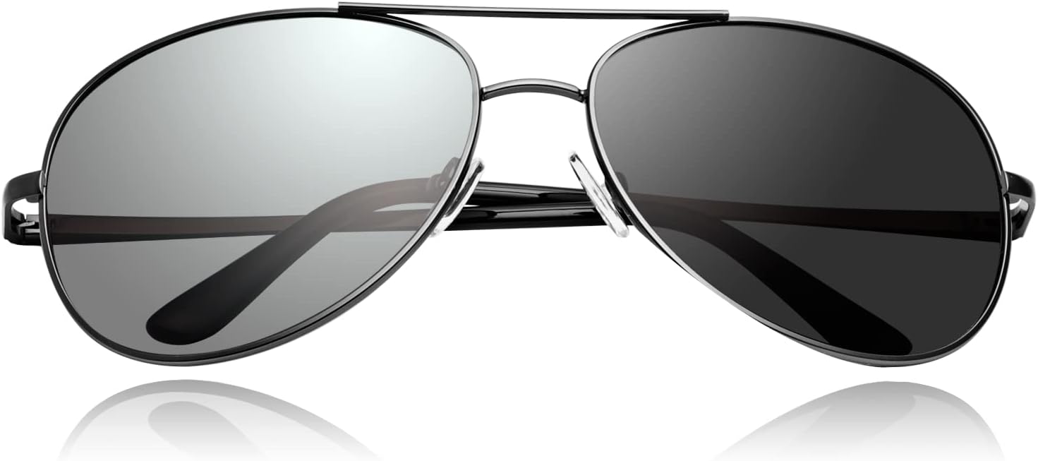 Поляризованные фотохромные солнцезащитные очки YIMI z87 для вождения, подходящие для мужчин и женщин, для дневного и ночного использования, Photochromic/Black Frame Black Lens
Поляризованные фотохромные солнцезащитные очки YIMI z87 для вождения, подходящие для мужчин и женщин, для дневного и ночного использования, Photochromic/Black Frame Black Lens