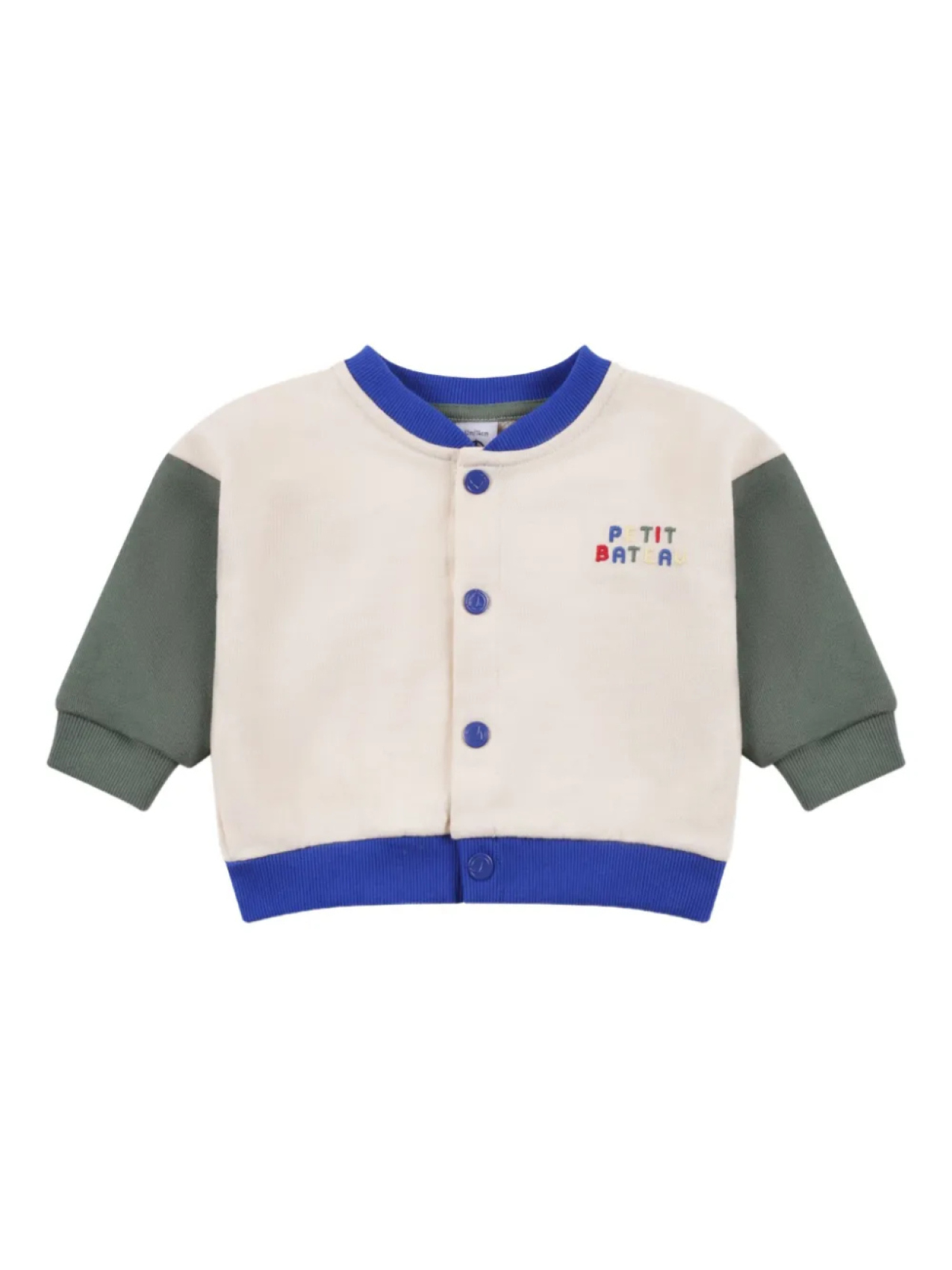 Куртка-бомбер в стиле колор-блок Petit Bateau, нейтральный
Куртка-бомбер в стиле колор-блок Petit Bateau, нейтральный