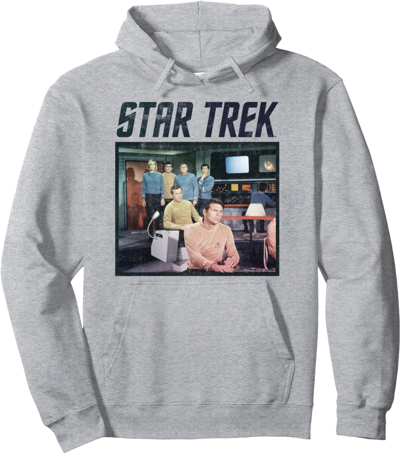 Худи с винтажным постером и групповым фото съемочной группы сериала «Звездный путь: Оригинальный сериал» Star Trek, серый
Худи с винтажным постером и групповым фото съемочной группы сериала «Звездный путь: Оригинальный сериал» Star Trek, серый
