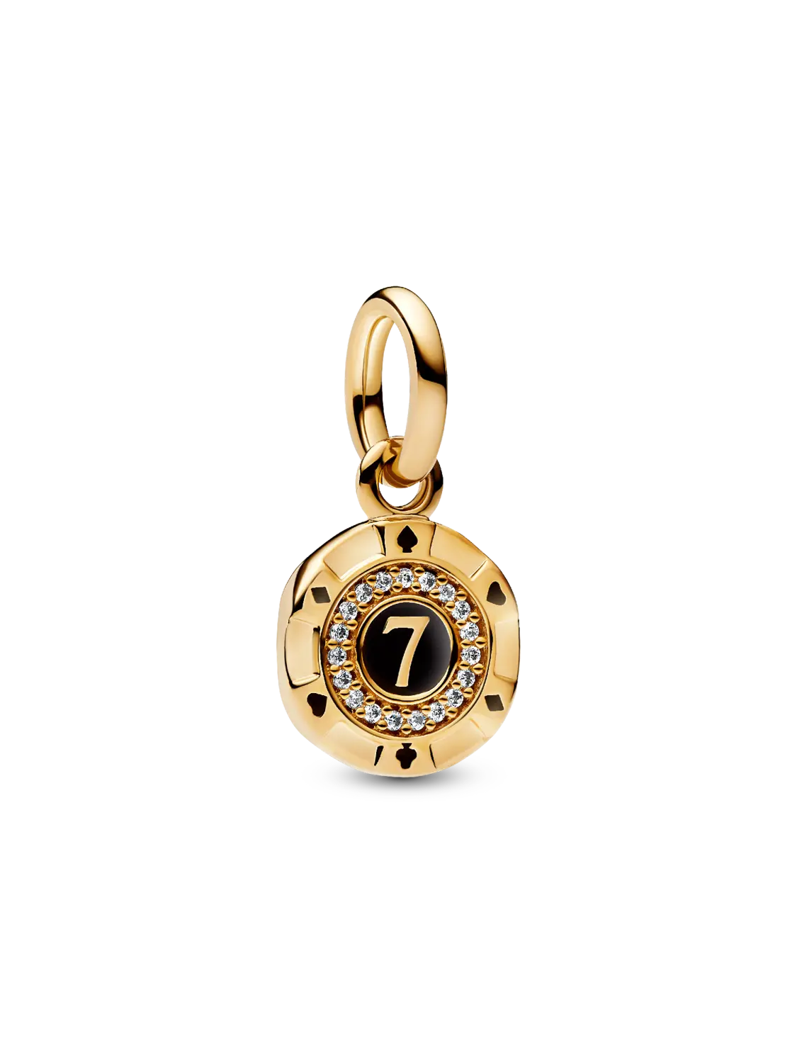 Подвеска-фишка Lucky Chip Pandora, 14-каратное золотое покрытие
Подвеска-фишка Lucky Chip Pandora, 14-каратное золотое покрытие