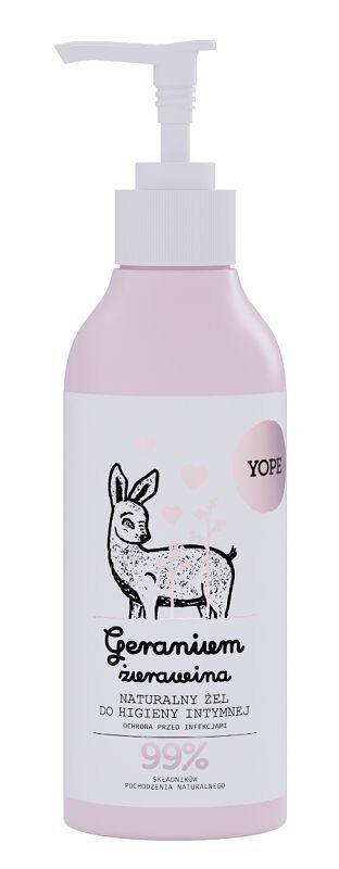 Yope Geranium i Żurawina гель для интимной гигиены, 300 ml
Yope Geranium i Żurawina гель для интимной гигиены, 300 ml