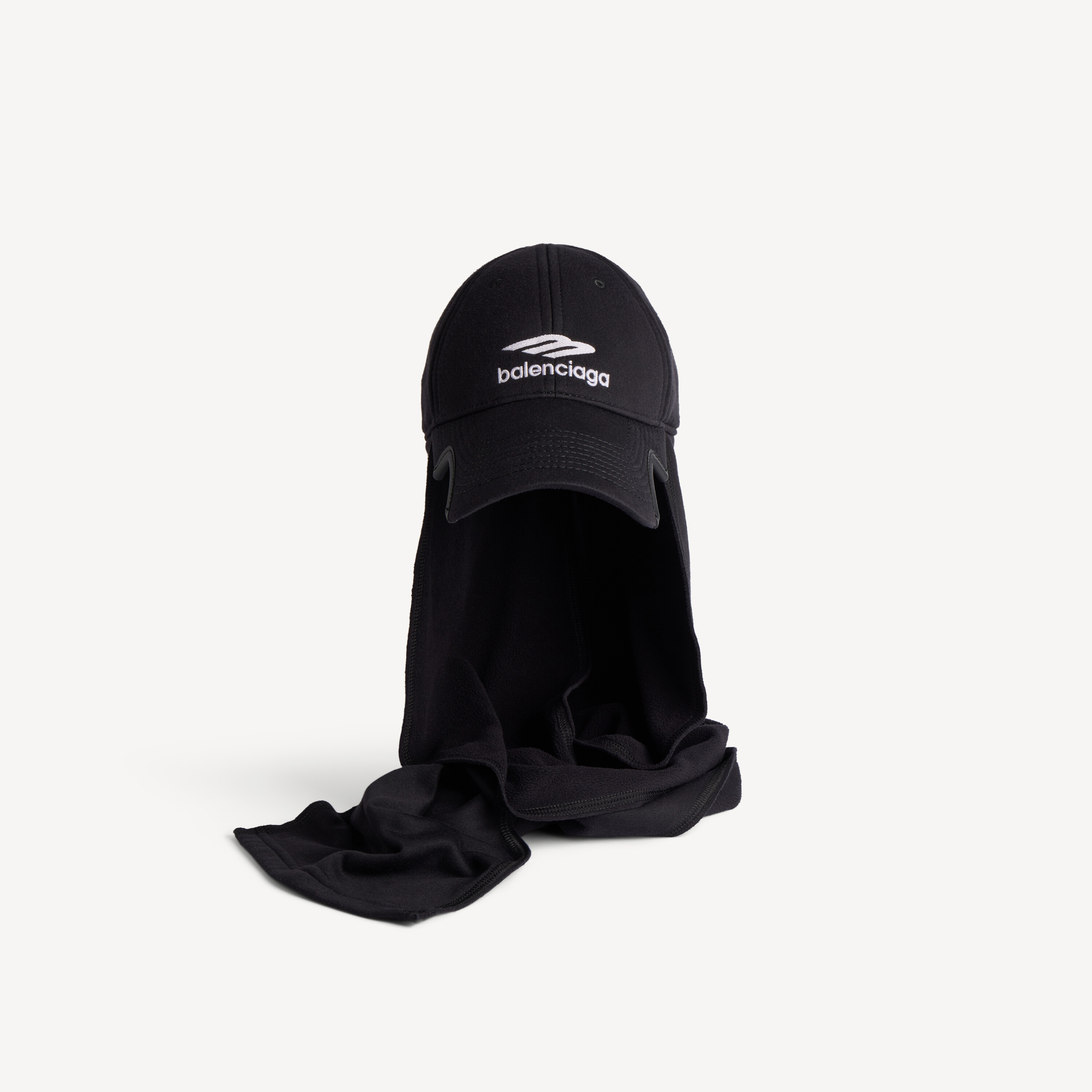 Мужская гибридная кепка в черном цвете BALENCIAGA, черный
Мужская гибридная кепка в черном цвете BALENCIAGA, черный