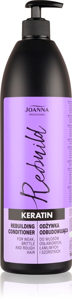 Профессиональный кератиновый кондиционер с кератином для поврежденных и ломких волос Joanna, 1000 мл
Профессиональный кератиновый кондиционер с кератином для поврежденных и ломких волос Joanna, 1000 мл