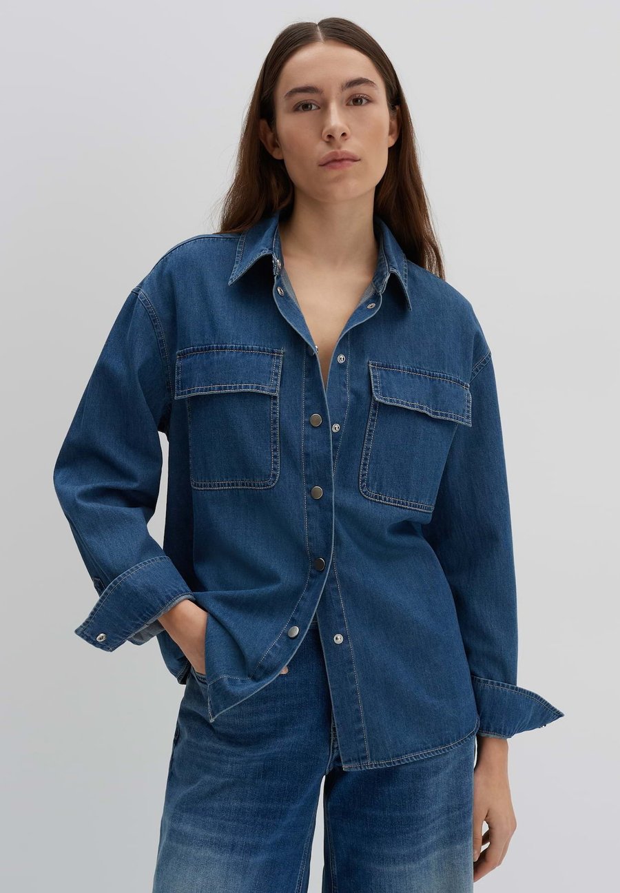 Блуза someday. Button-down blouse, Mid Century Blue/Dark-Blue Denim
Блуза someday. Button-down blouse, Mid Century Blue/Dark-Blue Denim
