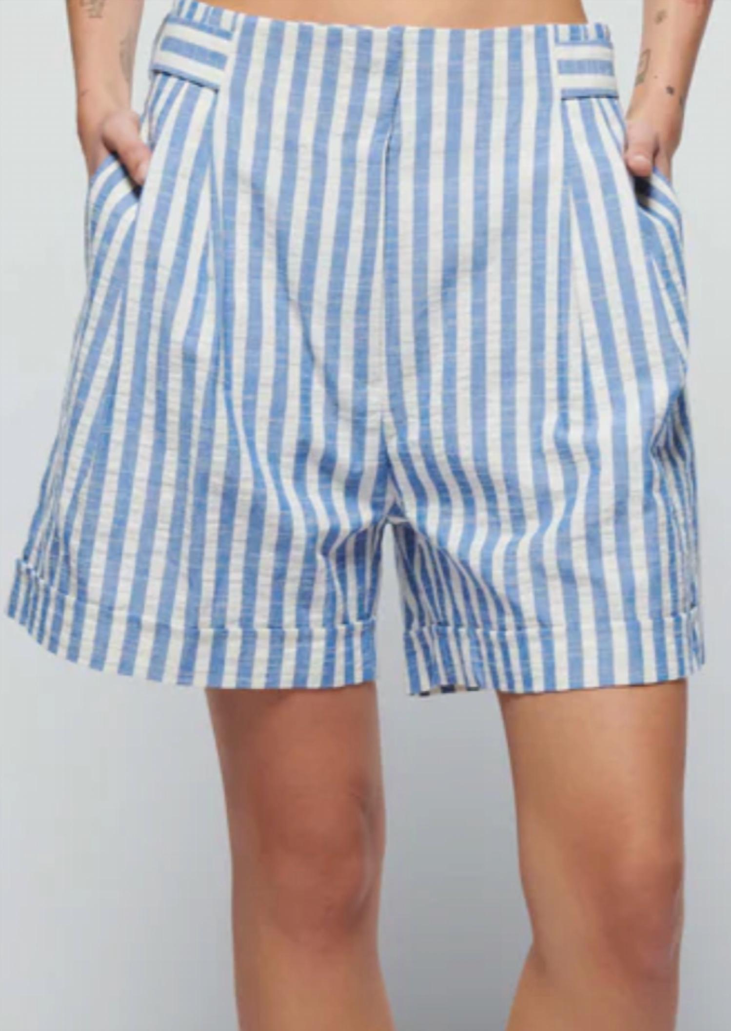 Майя в полоску шорты в парижском синем Nation LTD
Майя в полоску шорты в парижском синем Nation LTD