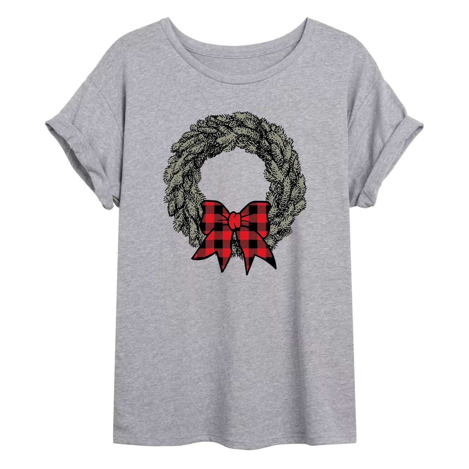 Детская струящаяся футболка в клетку с венком Licensed Character
Детская струящаяся футболка в клетку с венком Licensed Character